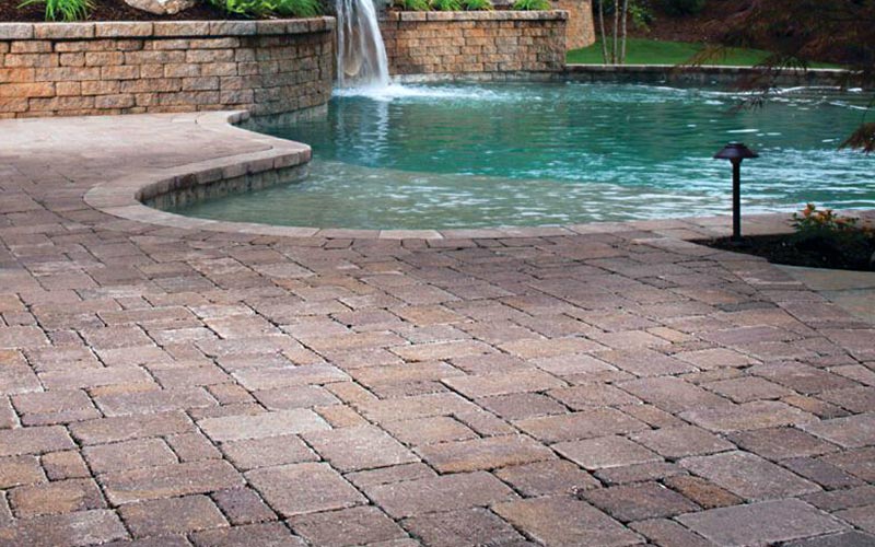 Brick Paver Pool Deck