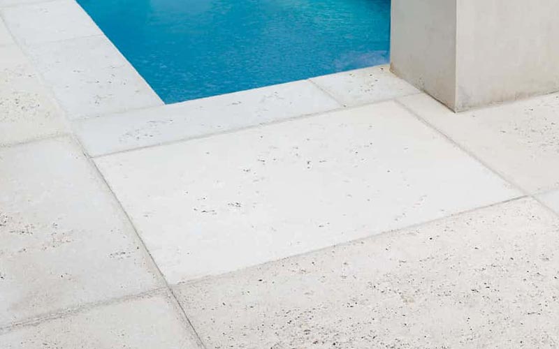 Natural Stone Pool Deck